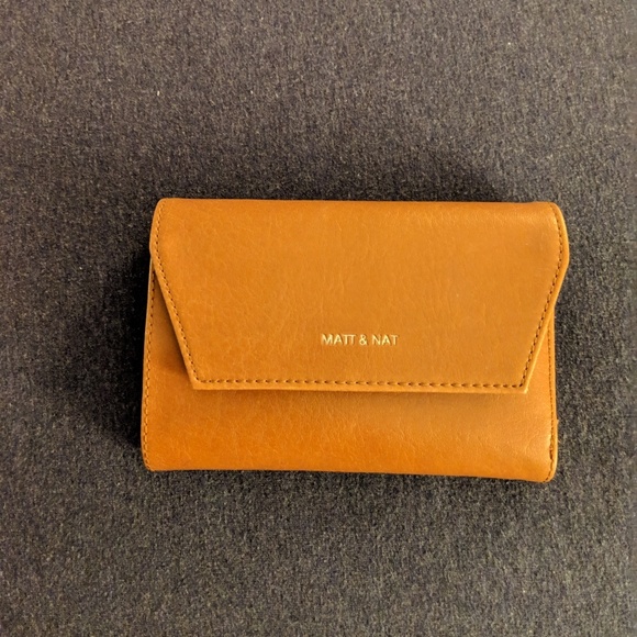 Matt & Nat Handbags - Matt & Nat Vera SM Wallet in Chili color